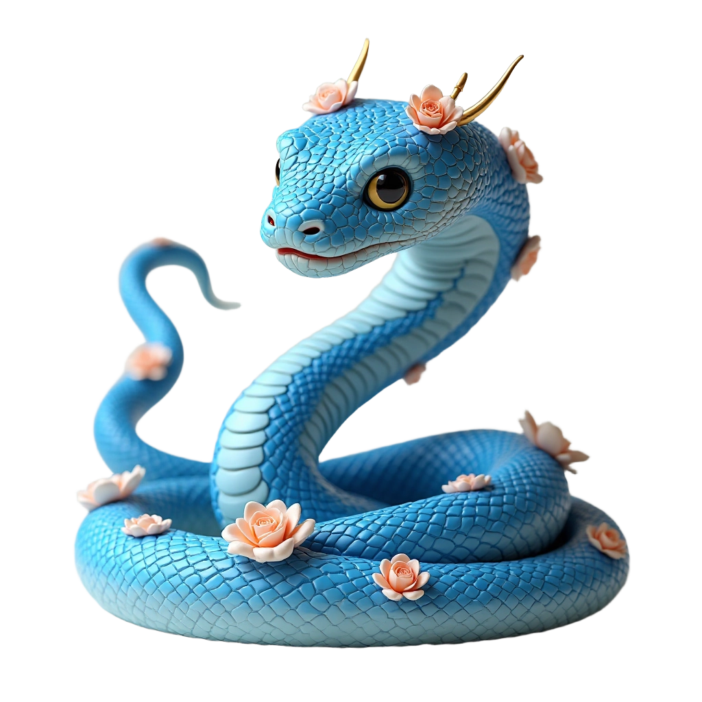 Enchanted Blue Serpent